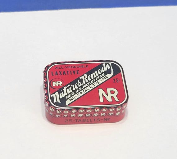 Vintage Nature's Remedy Laxative Red Tin
