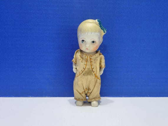 Vintage Bisque Blonde Baby Penny Doll