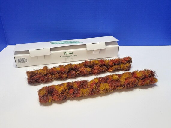 Vintage Department 56 Flexible Autumn Hedges in Box