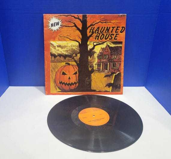 1988 Haunted House Sounds Vinyl LP Record Album Halloween Cover
