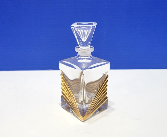 Vintage Royal Gallery Lead Crystal Perfume Bottle
