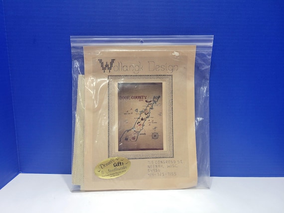 Vintage Door County, Wisconsin Cross Stitch Kit