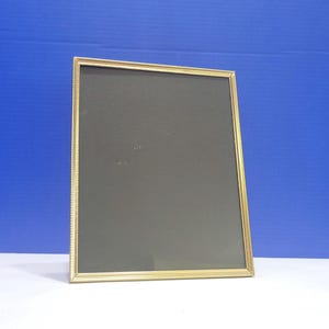 Vintage Brass Gold Metal Picture Frame with Kickstand 8 x 10