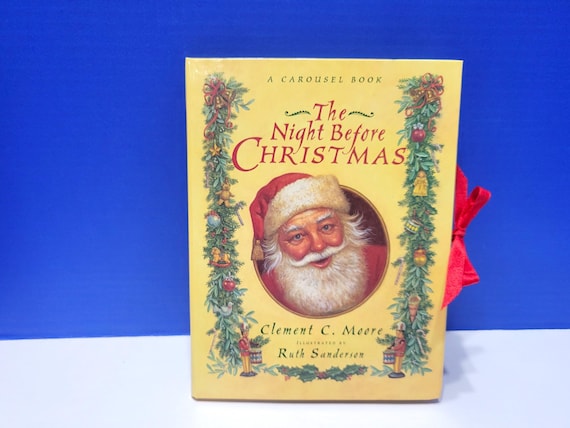 Vintage The Night Before Christmas in Five Three Dimensional Scenes Book