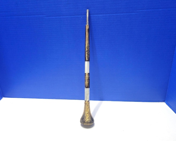 Antique K&H Umbrella Parasol Handle with Mother of Pearl