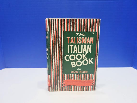 1970 The Talisman Italian Cookbook