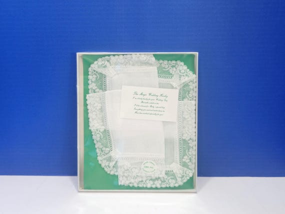 Vintage Irish The Magic Wedding Hanky in Gift Box