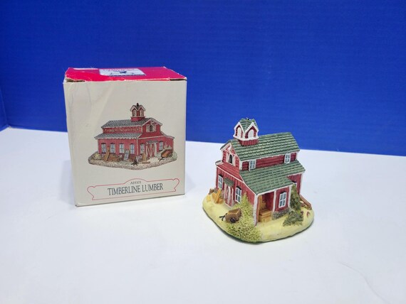 Vintage Liberty Falls Timberline Lumber Village Figure