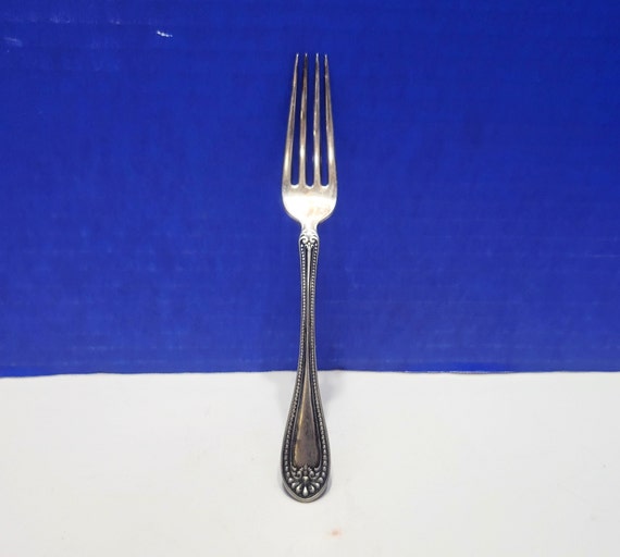 Antique 1835 Wallace Silverplate Fork Ornate