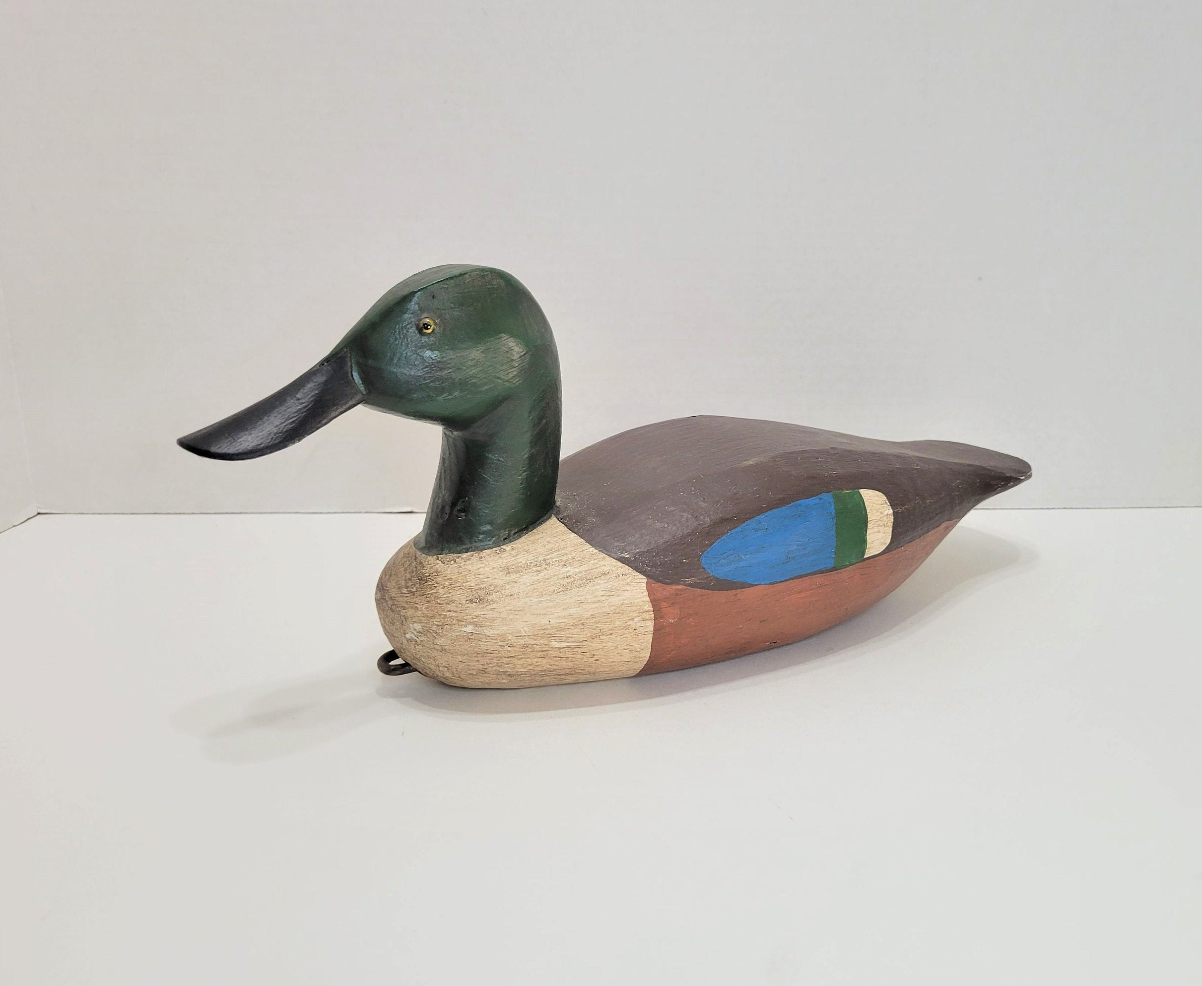 Vintage Northern Shoveler Wood Duck Decoy by William Moseley