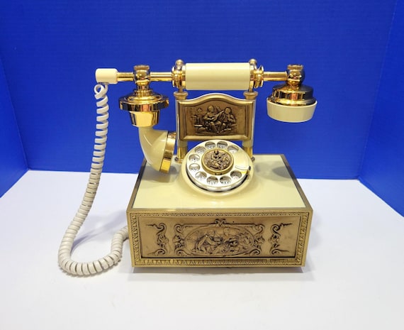 Vintage Western Electric Decotel French Style Rotary Telephone