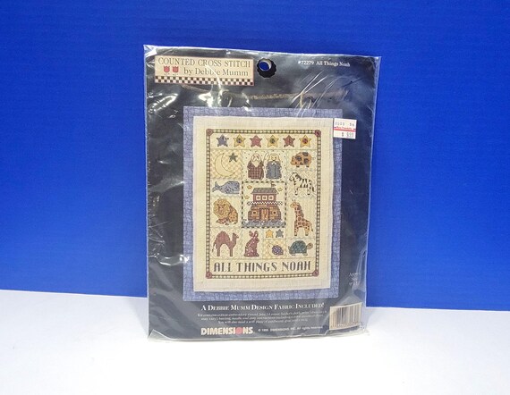 Vintage All Things Noah Cross Stitch Kit