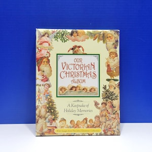 Vintage Our Victorian Christmas Album Hardcover Pop Up Book