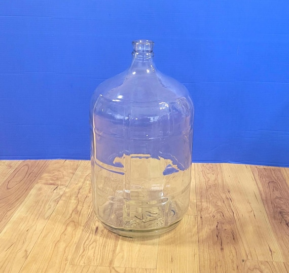 Vintage Large 5 Gallon Clear Glass Jug Made in Mexico