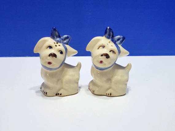 Vintage Shawnee Muggsy Toothache Dog Salt and Pepper Shakers