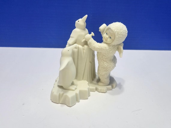 Vintage Department 56 Snow Babies I'm Making An Ice Sculpture Figurine