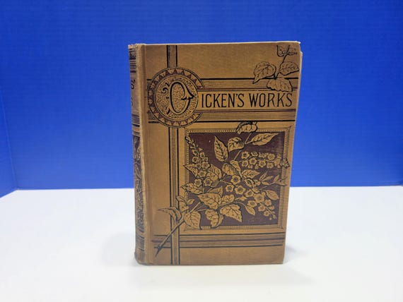 Antique 1900 Dicken's Works Hardcover Book David Copperfield, Our Mutual Friend