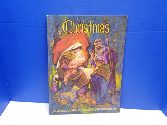 1970 An American Annual of Christmas Literature and Art Paperback Book