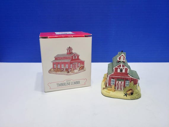 Vintage Liberty Falls Timberline Lumber Village Figure