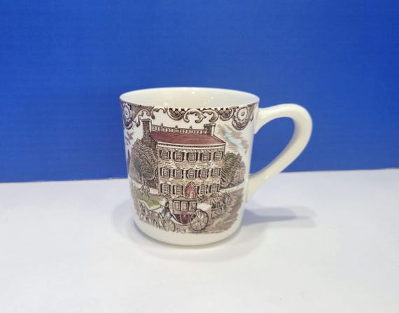 Vintage Heritage Hall Georgian Townhouse Coffee Mug English Ironstone (8 available)
