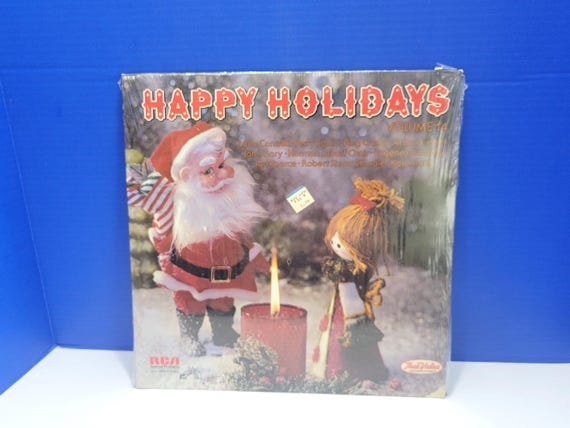 1979 Happy Holidays Vinyl Record Album Bing Crosby, Perry Como Sealed