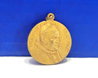Pope Medal Joannes XXIII Pont Max Vintage Catholic Vatican Gift - Etsy
