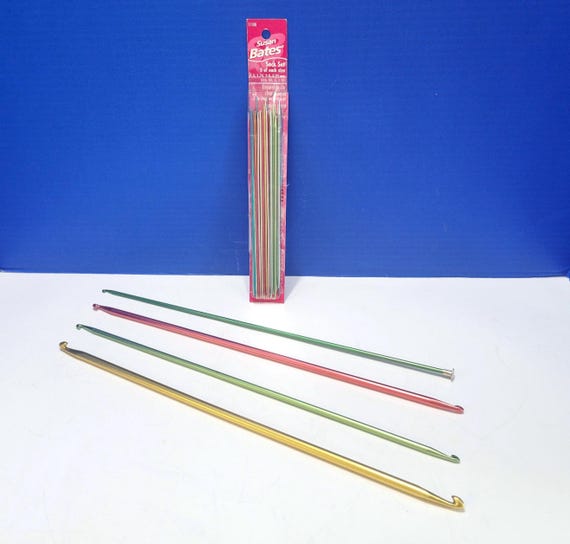 Vintage Silvalume Anodized Aluminum Knitting Needles Large Lot