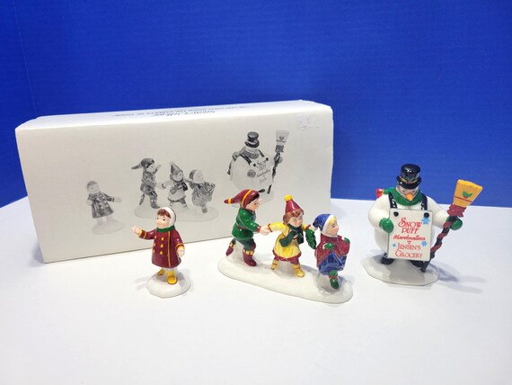 Vintage Department 56 Snowman He Led Them Down the Streets of Town in Box