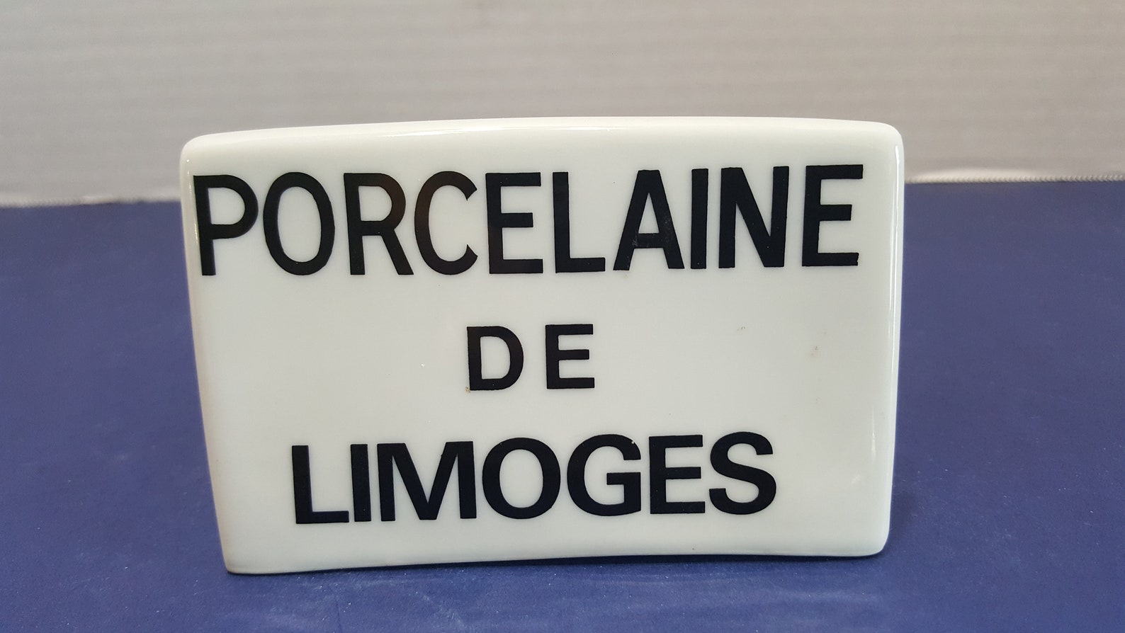 Vintage Porcelaine De Limoges Dealer Plaque Store Display Sign Etsy