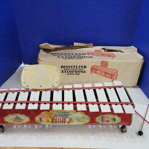 Vintage Disneyland Original Concert Grand Xylophone in Box