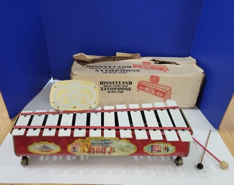 Vintage Disneyland Original Concert Grand Xylophone in Box