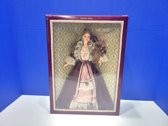 1999 Victorian Barbie with Cedric Bear NRFB