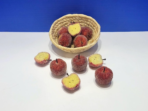 Vintage Sugared Mini Apples Decor