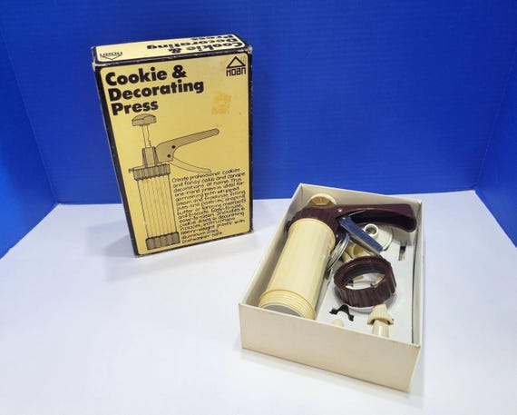 Vintage Hoan Cookie Press in Original Box