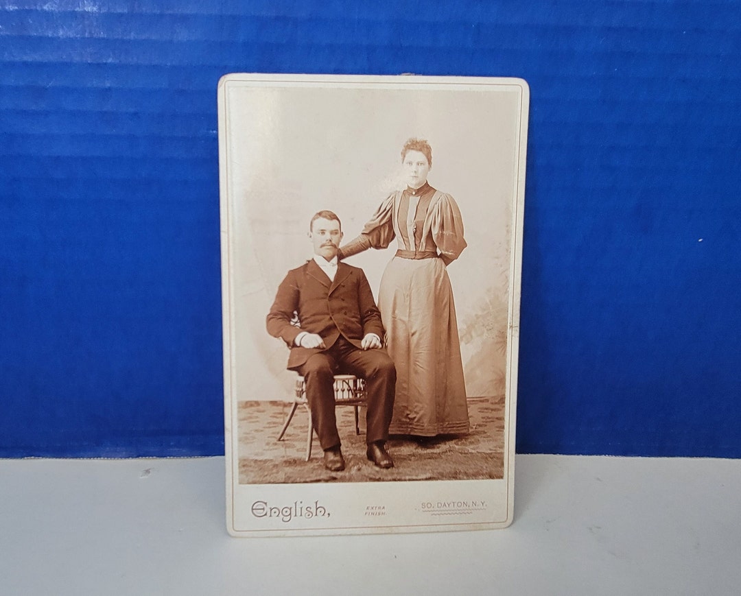 Vintage Card Photo of a Couple South Dayton New York Etsy