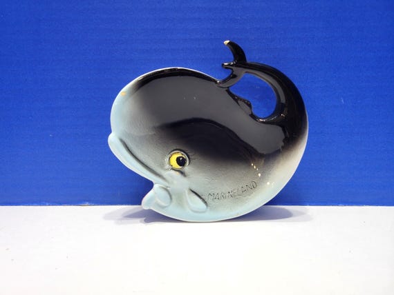 Vintage Marineland Whale Trinket Dish