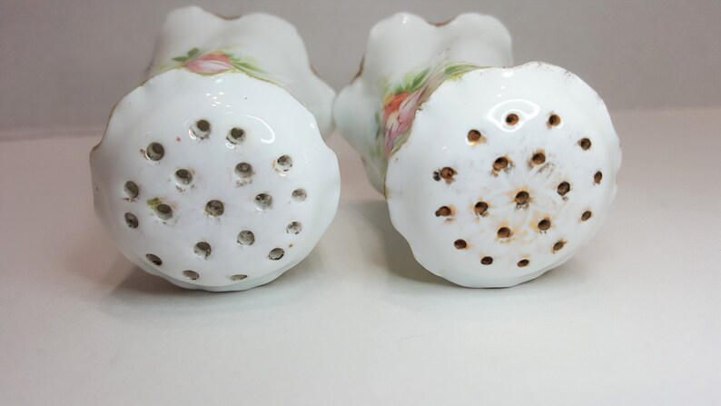 Vintage R C Versailles Bavaria Floral Salt and Pepper Shakers