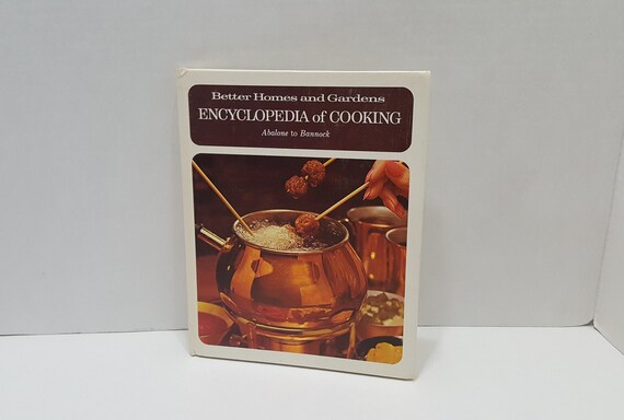 Better Homes And Gardens Encyclopedia Of Cooking Cook Book Etsy