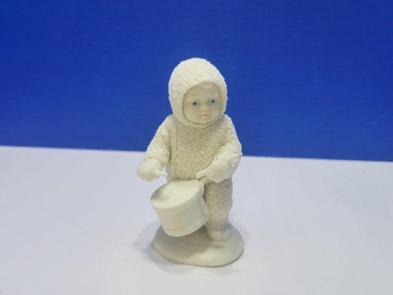 Vintage Department 56 Snow Babies Shall I Play for You Figurine