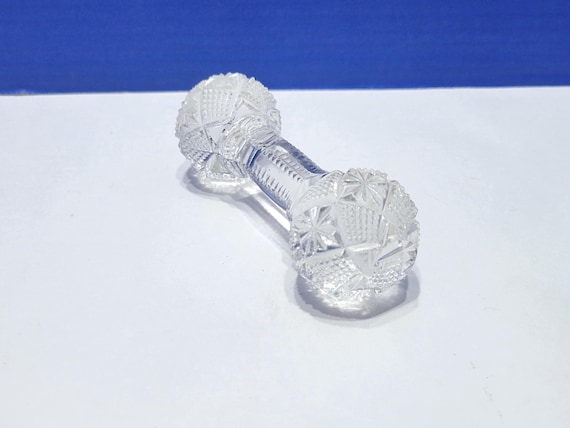 Antique EAPG Crystal Glass Knife Rest