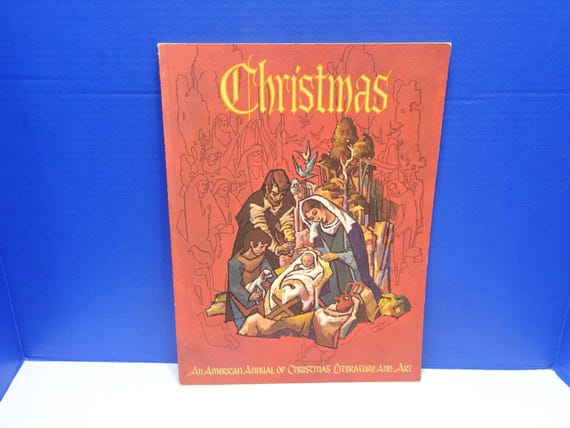 1969 An American Annual of Christmas Literature and Art Paperback Book