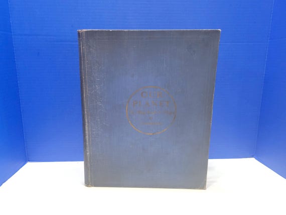1935 Vintage Our Planet The Blue Book of Maps
