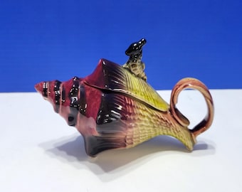 Vintage Hull Pottery Ebb Tide Sugar Bowl