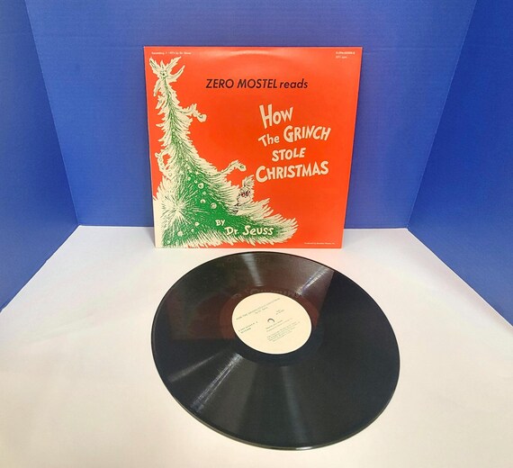 1975 How the Grinch Stole Christmas by Dr. Seuss Vinyl Album