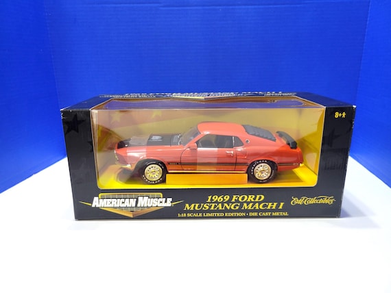 2000 Ertl American Muscle 1969 Ford Mustang Mach 1 Diecast Car Model