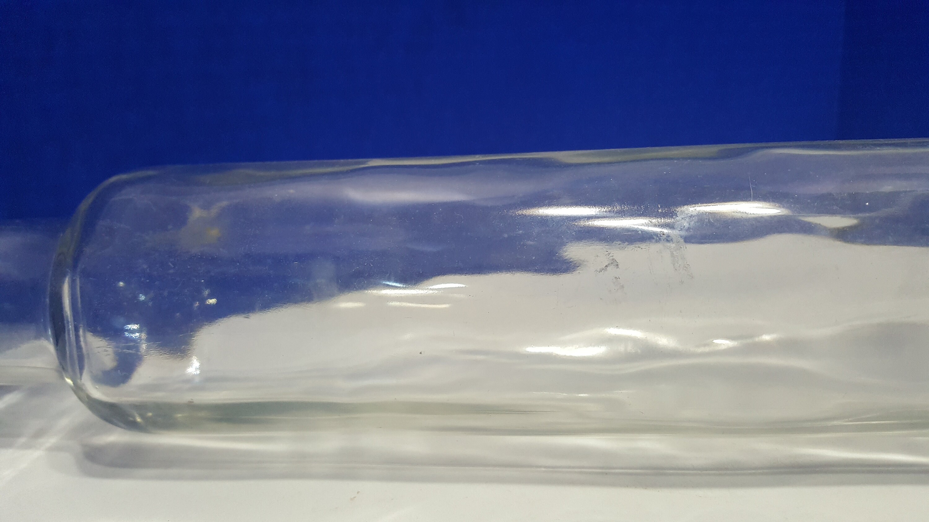 Vintage Glass Rolling Pin with Metal Stopper Etsy