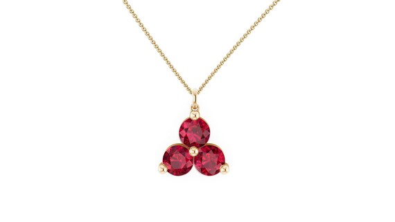 Collana di rubini rossi best sale