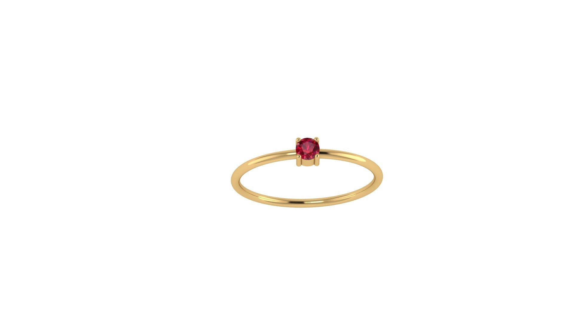 14kt Solid Gold Ruby Ring White Gold Rose Gold Wedding - Etsy