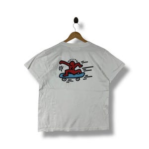 AQUA GIRL X Keith HARING pop art printed tee