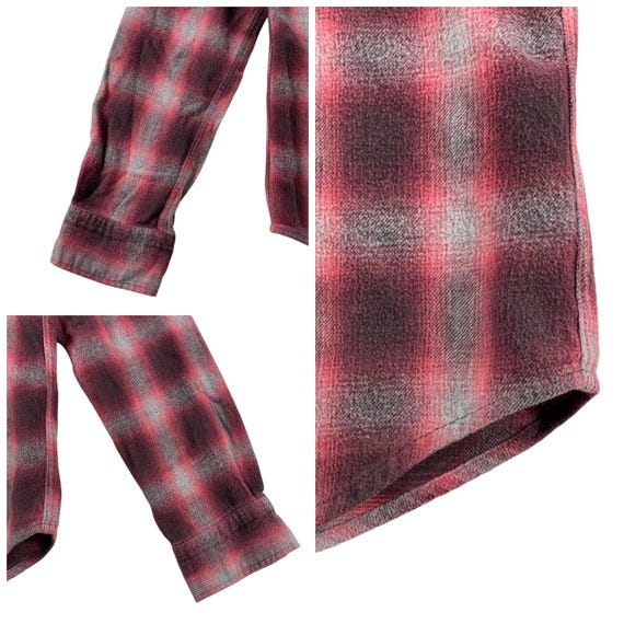 VANQUISH snapbutton checkered button up shirt - image 7